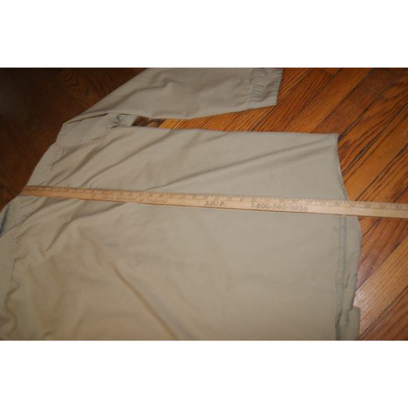 Vintage Oshkosh Best-Prest Tan Mens XL Long Sleeve Snap Button Work Shirt Stains - Picture 15 of 16